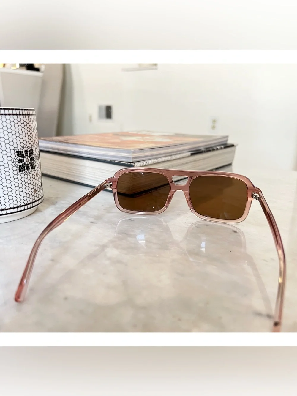 CRAP Eyewear The Space Ranger Dusty Rose Sunglasses